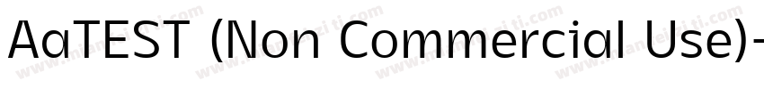 AaTEST (Non Commercial Use)字体转换